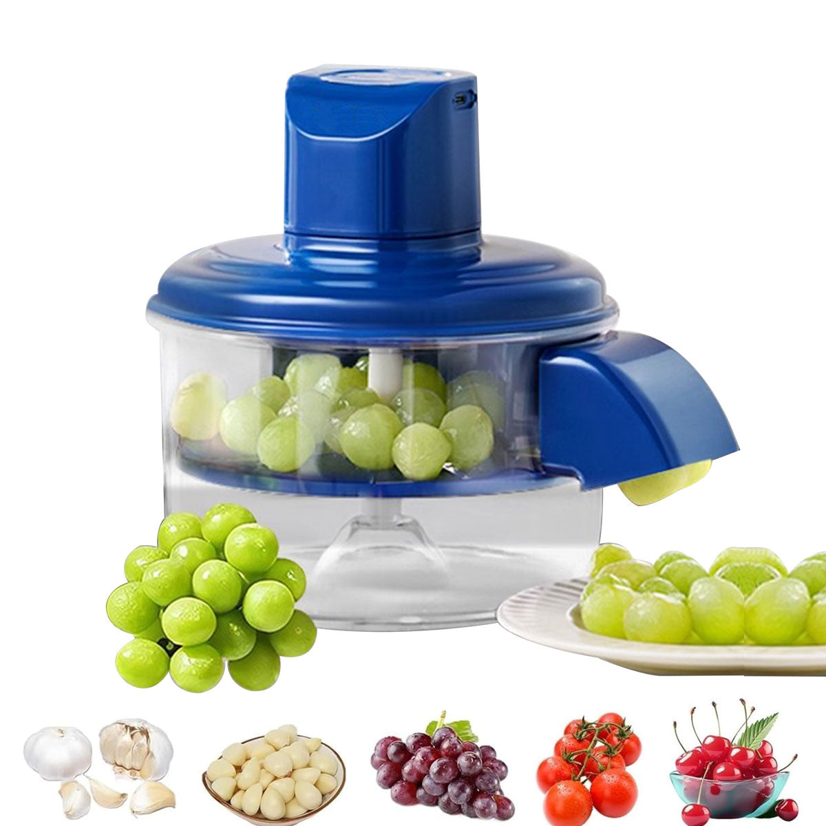 Electric grape and garlic peeler machine, fruit skin remover