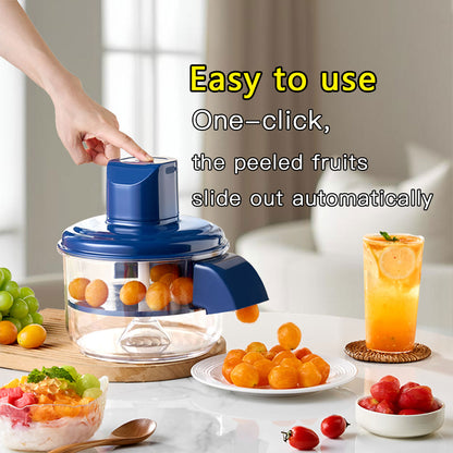 User-friendly electric grape and garlic peeler with one-button operation, safe and convenient for daily kitchen use